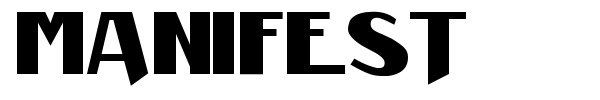 Manifest font preview