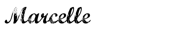 Marcelle font preview