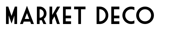 Market Deco font