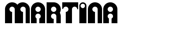 Martina font