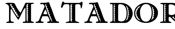 Matador font