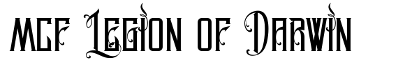 MCF Legion of Darwin font