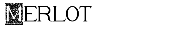 Merlot font