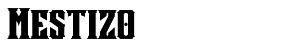 Mestizo font