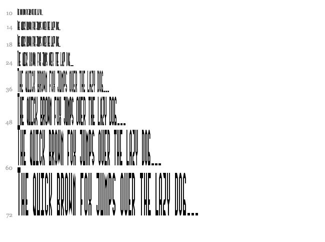 Metropolana font waterfall