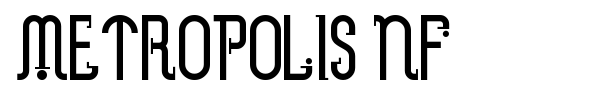 Metropolis NF font