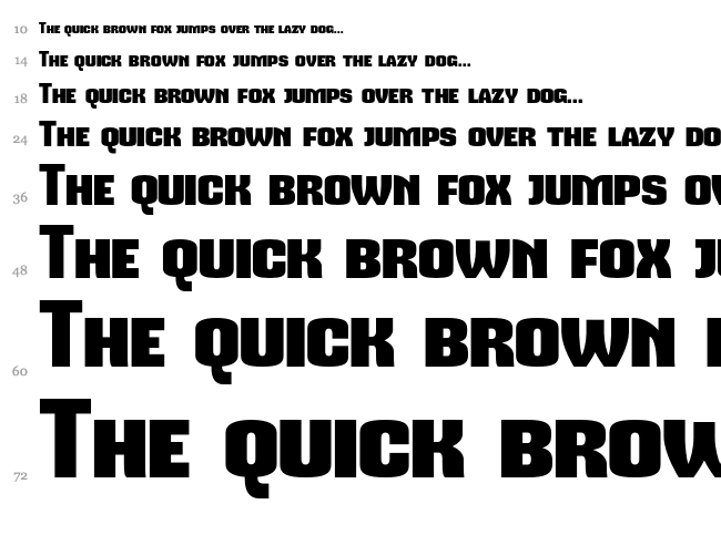 Mikodacs font waterfall