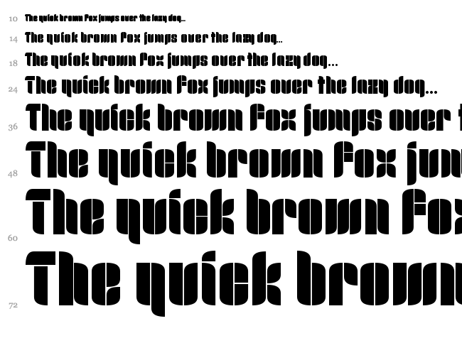 Mr.B Dull font waterfall