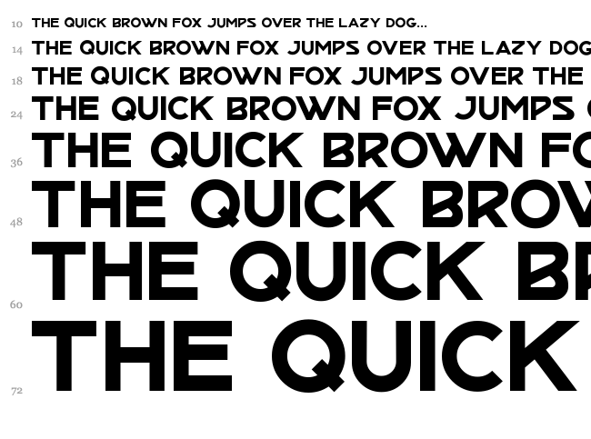Mr Otis font waterfall