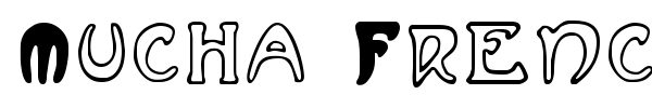 Mucha French Capitals font