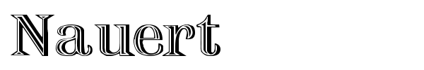 Nauert font