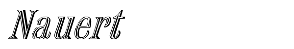 Nauert font preview