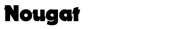 Nougat font