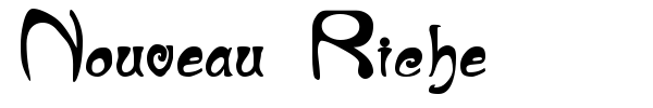 Nouveau Riche font