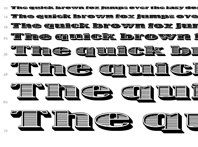 One Dance font waterfall