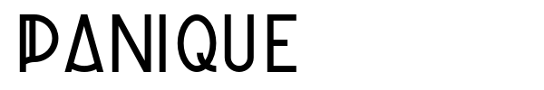 Panique font