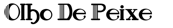 Olho De Peixe font