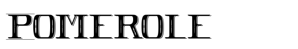 Pomerole font
