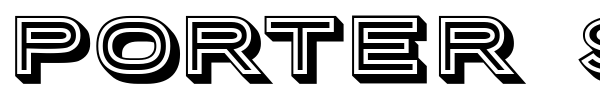 Porter Sans Block font