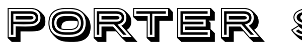 Porter Sans Block font preview