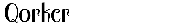 Qorker font