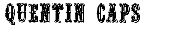 Quentin Caps font