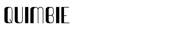 Quimbie font