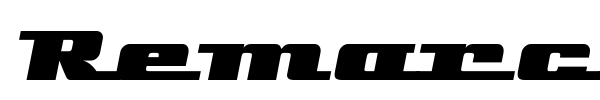 Remarcle font preview