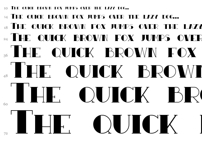 Resavy font waterfall