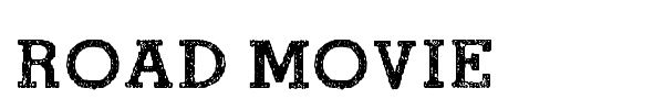 Road Movie font