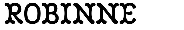 Robinne font