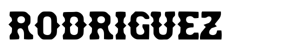 Rodriguez font