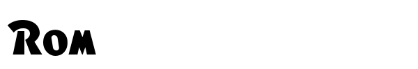 Rom font