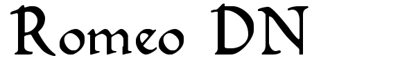 Romeo DN font