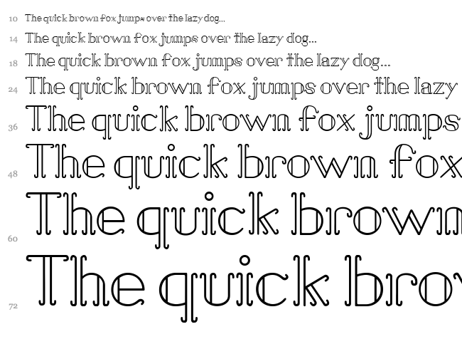 Sail Away font waterfall