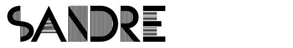 Sandre font