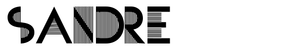 Sandre font preview