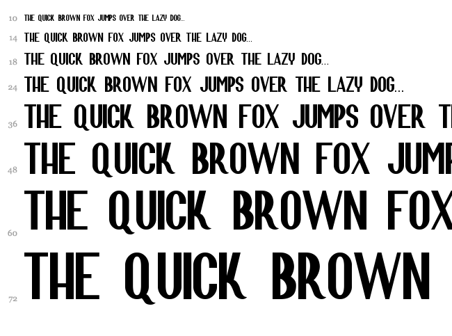 Scara Conquers the Universe font waterfall