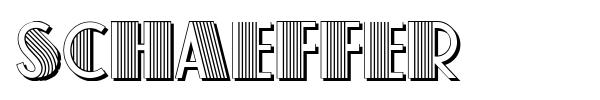 Schaeffer font