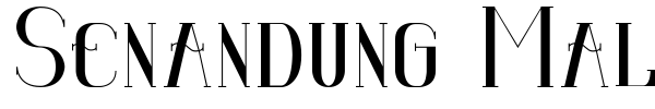 Senandung Malam font preview