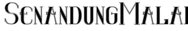 Senandung Malam font preview