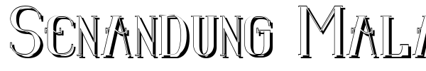 Senandung Malam font preview