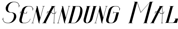 Senandung Malam font preview