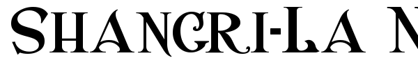Shangri-La NF font preview