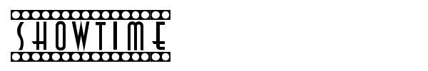 Showtime font