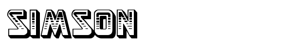 Simson font