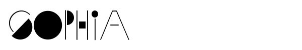 Sophia font