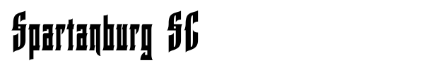 Spartanburg SC font