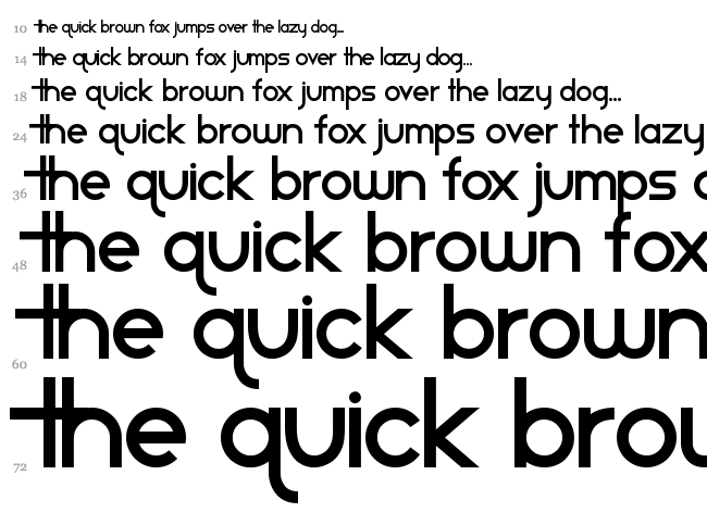Star Avenue font waterfall