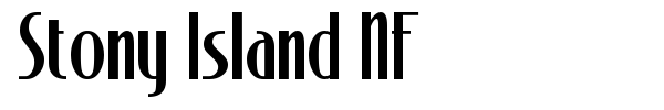 Stony Island NF font